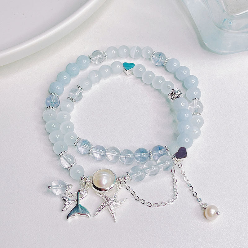 Luckystone Cat Eye Bead Bracelet