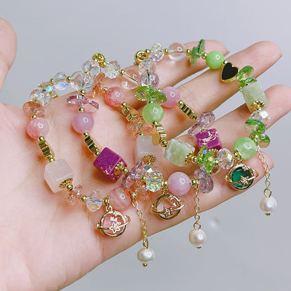 Ethereal Forest Fairy Gemstone Bracelet