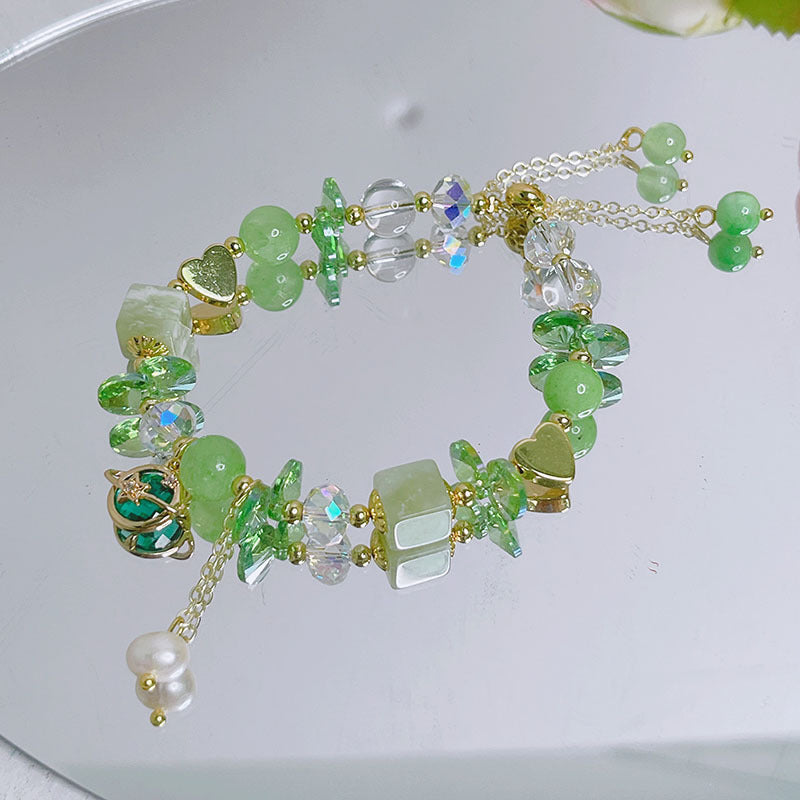 Ethereal Forest Fairy Gemstone Bracelet