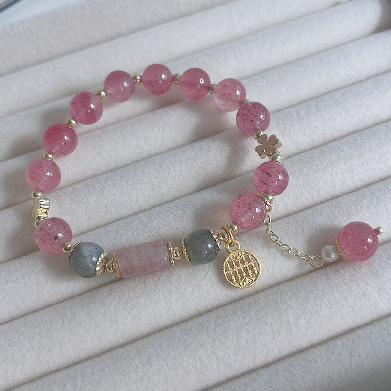 Luxe Colorful Crystal Beaded Bracelet for Women