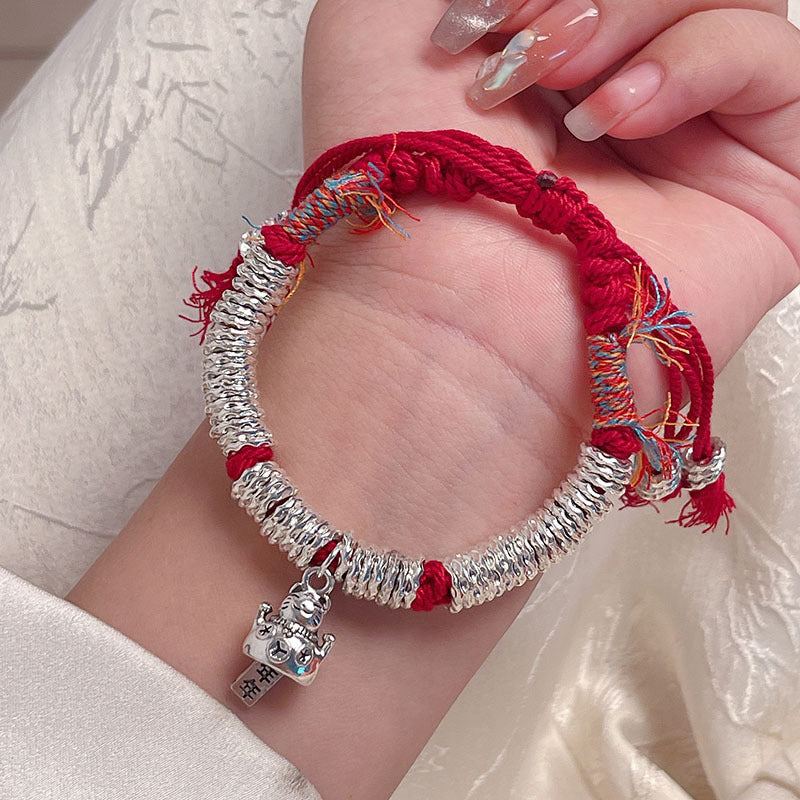 Traditional Tibetan Silver Bracelet for Women