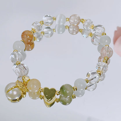 Luckystone Natural Crystal Pixiu Bracelet