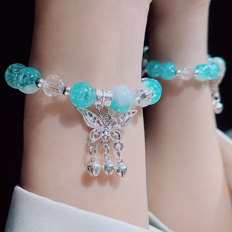 Floral Butterfly Bracelet for Besties and Students