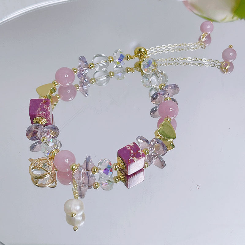 Fresh Crystal Bracelet with Unique Design