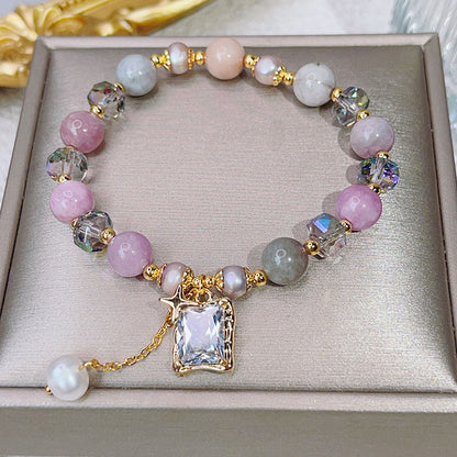 Elegant Crystal Bead Bracelet for Women