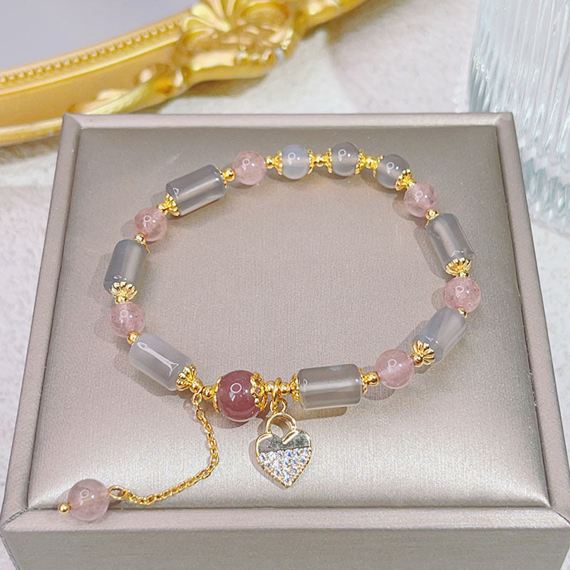 Elegant Crystal Bead Bracelet for Women