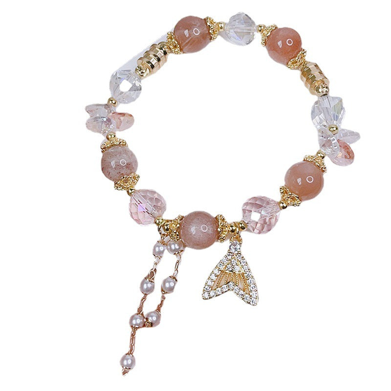 Dreamy Mermaid Tail Crystal Bracelet - Exquisite Design for Girlfriend or Bestie