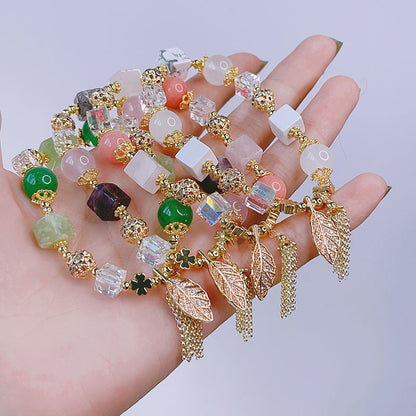 Fresh Crystal Bracelet with Unique Design