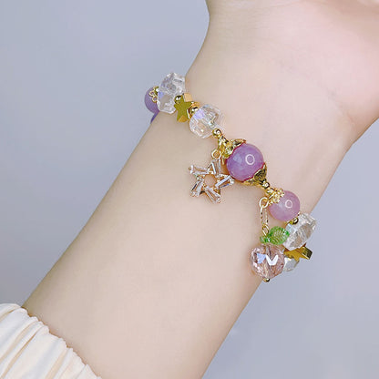 Fresh Crystal Bracelet with Unique Design