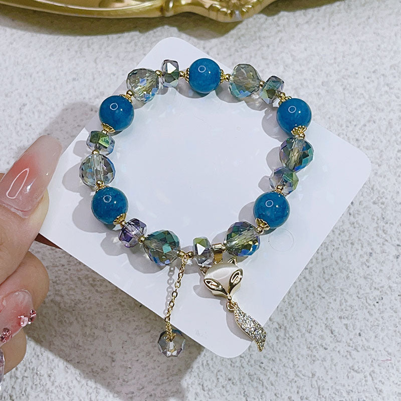 Elegant Crystal Bead Bracelet for Women