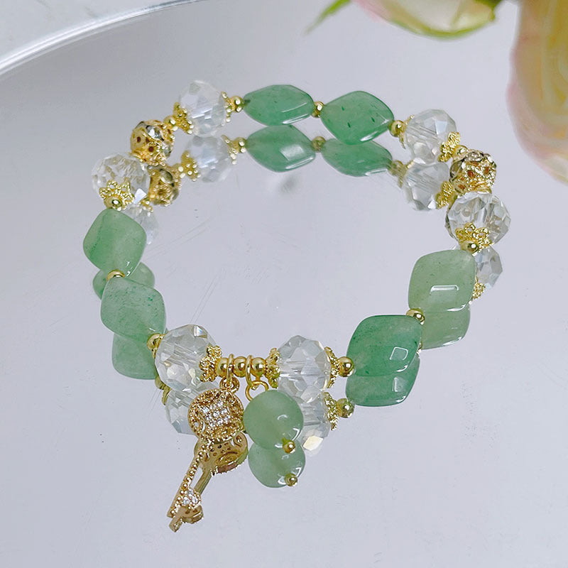 Fresh Crystal Bracelet with Unique Design