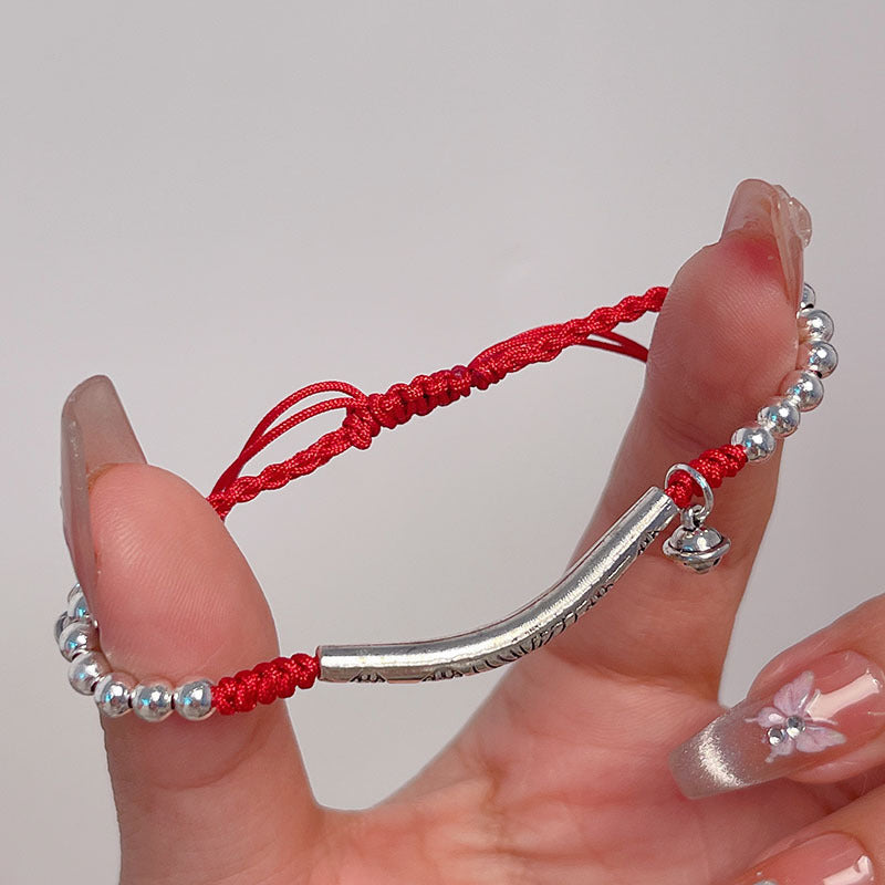 Handmade Red Rope Lucky Charm Bracelet