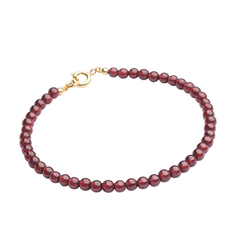 Natural Garnet Women's Love Peach Blossom Bracelet