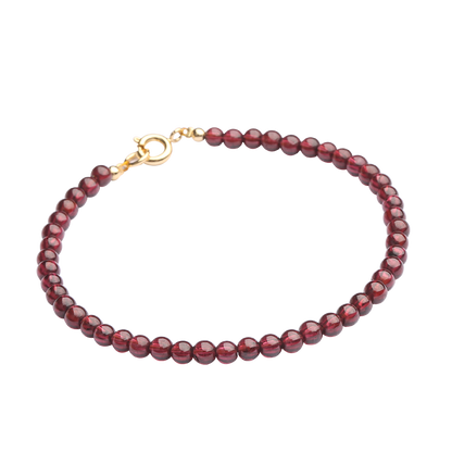 Natural Garnet Women's Love Peach Blossom Bracelet