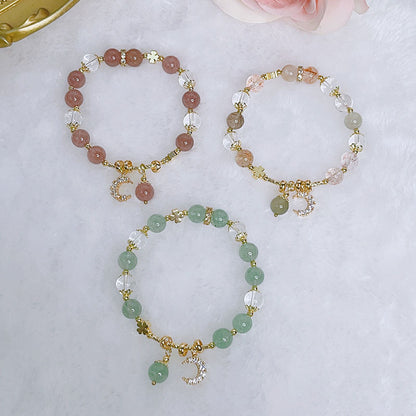 Luckystone Natural Crystal Pixiu Bracelet