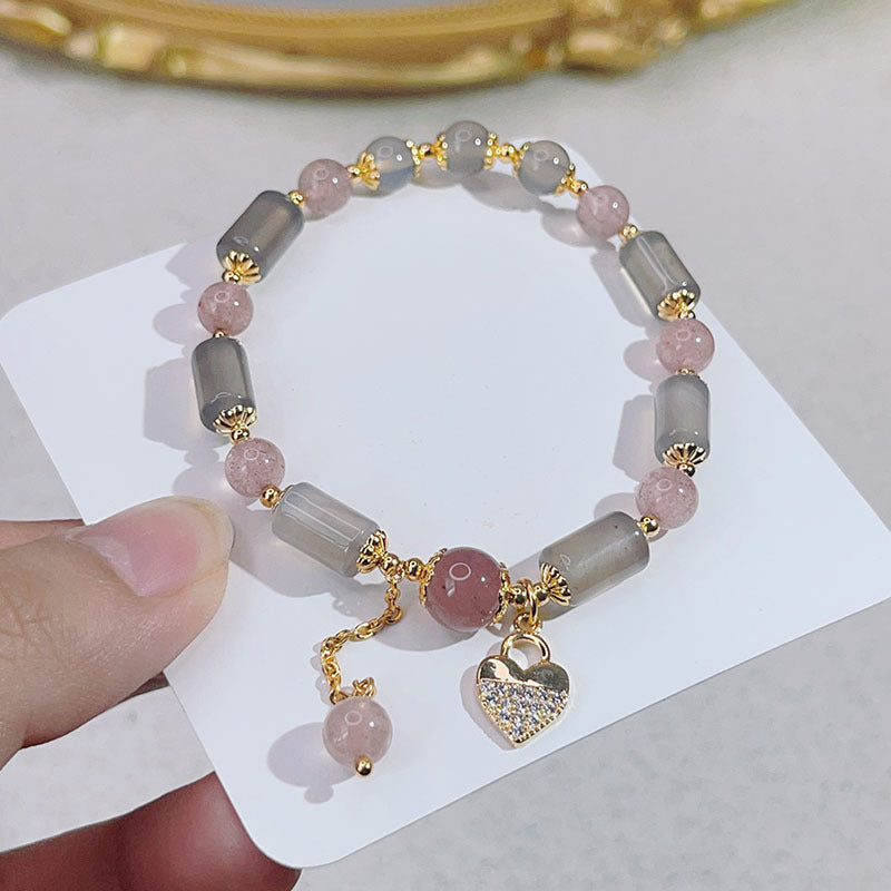 Elegant Crystal Bead Bracelet for Women