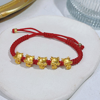 Lucky Dragon Handmade Bracelet for Year of the Dragon