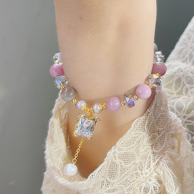 Elegant Crystal Bead Bracelet for Women