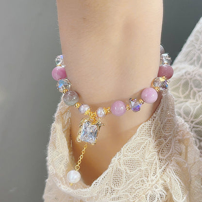 Elegant Crystal Bead Bracelet for Women