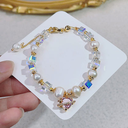 Elegant Crystal Bead Bracelet for Women