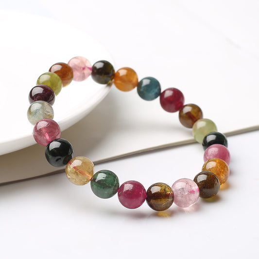 Natural Rainbow Tourmaline Bracelet