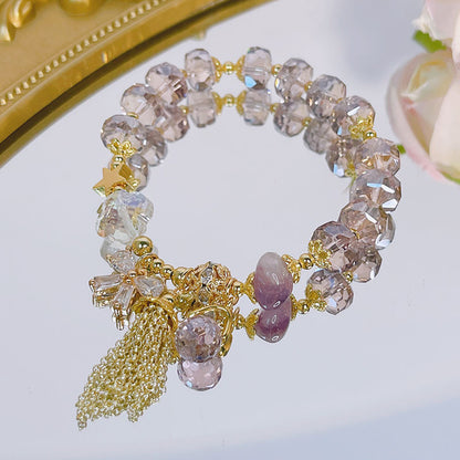 Fresh Crystal Bracelet with Unique Design