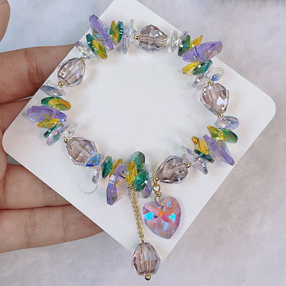 Colorful Crystal Bracelet Nature Style