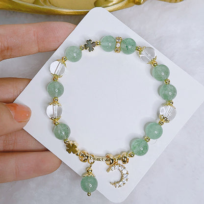 Luckystone Natural Crystal Pixiu Bracelet