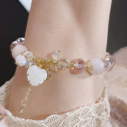 Crystal Natural Stone Design Bracelet