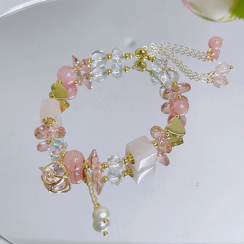 Fresh Crystal Bracelet with Unique Design