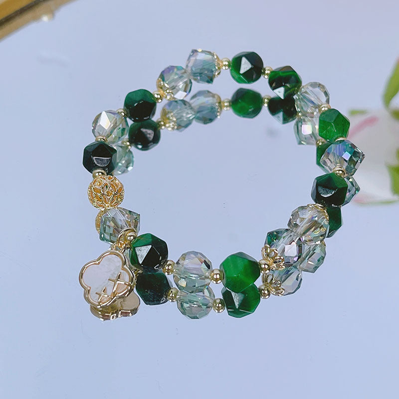 Fresh Crystal Bracelet with Unique Design