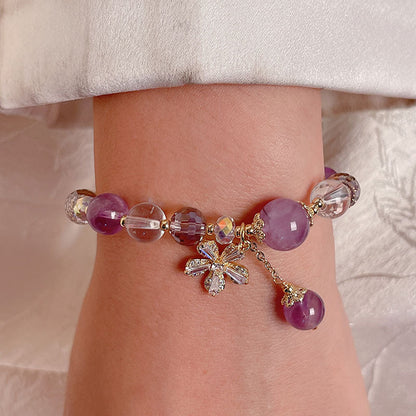 Purple Crystal Bracelet for Women - Elegant Design