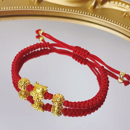 Lucky Dragon Handmade Bracelet for Year of the Dragon