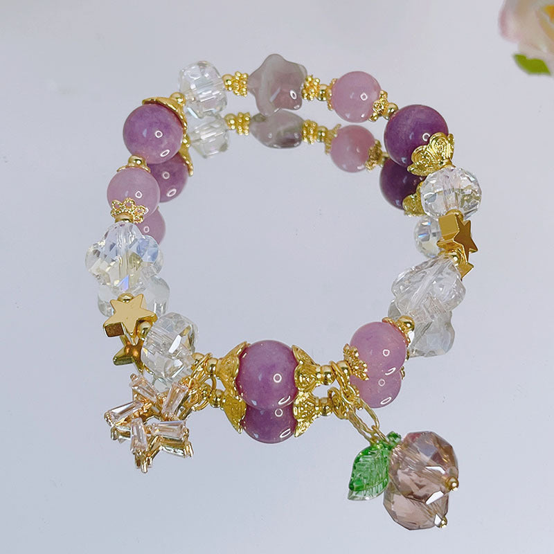 Fresh Crystal Bracelet with Unique Design