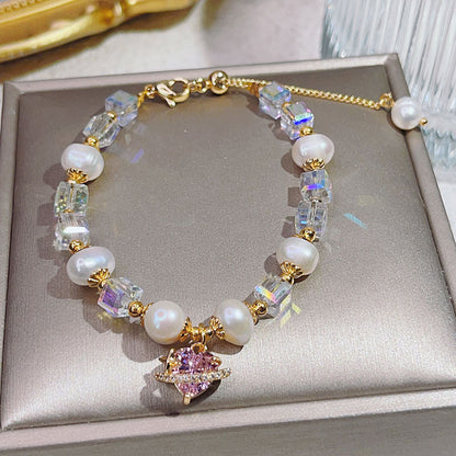 Elegant Crystal Bead Bracelet for Women