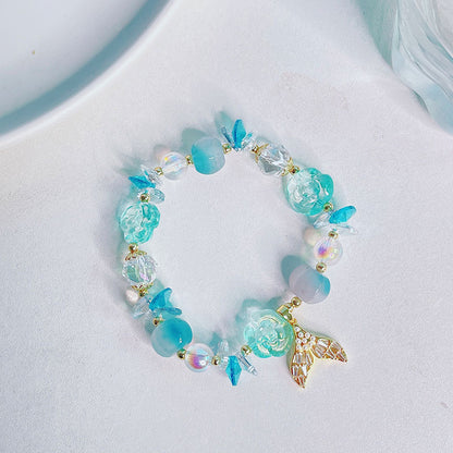 Colorful Mermaid Tail Bracelet - Fashionable Gift for Besties