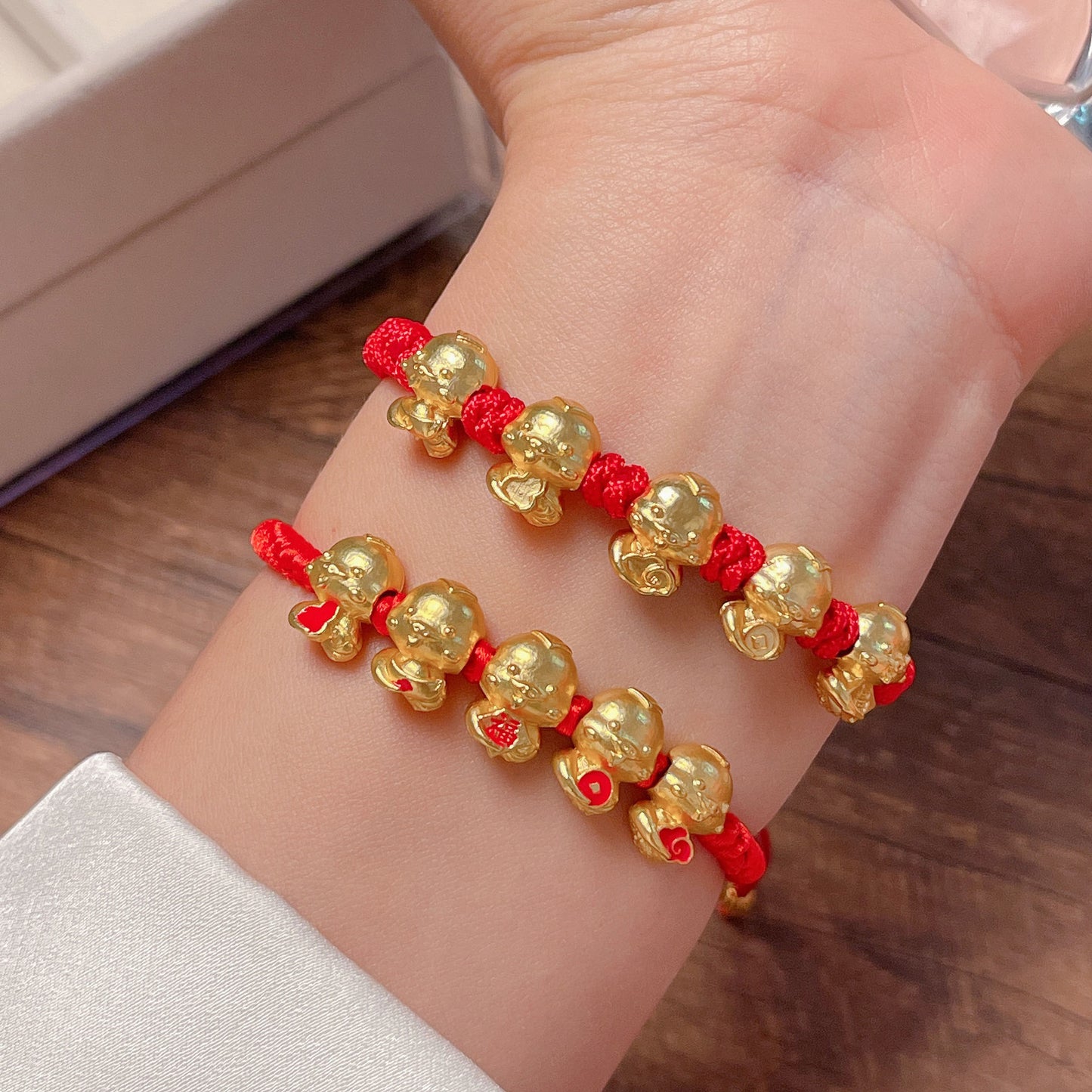 Cute Snake Red Rope Bracelet for 2025 Year of the Snake