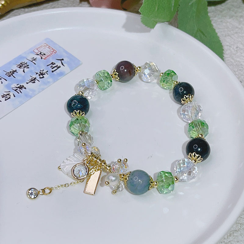 Crystal Natural Stone Design Bracelet