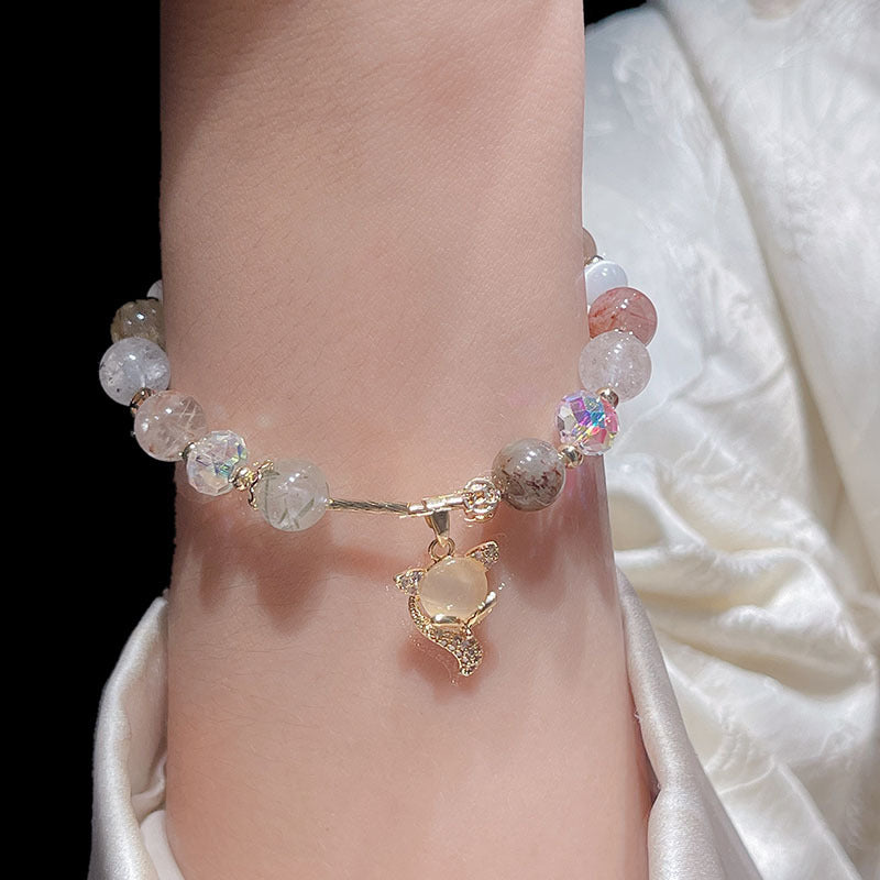 Fox Bathroom Crystal Bracelet