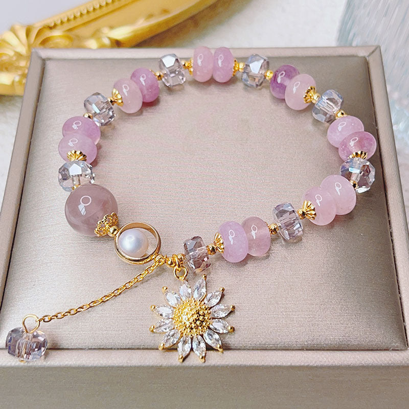 Elegant Crystal Bead Bracelet for Women