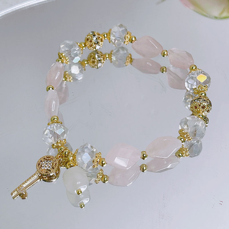 Fresh Crystal Bracelet with Unique Design