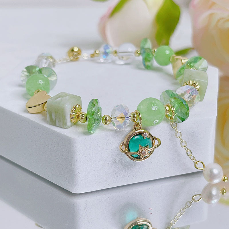 Ethereal Forest Fairy Gemstone Bracelet