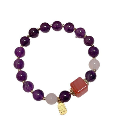 Purple Crystal Bracelet for Women - Elegant Design