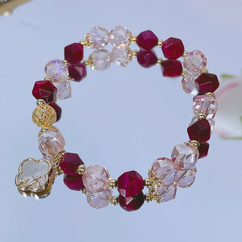 Fresh Crystal Bracelet with Unique Design