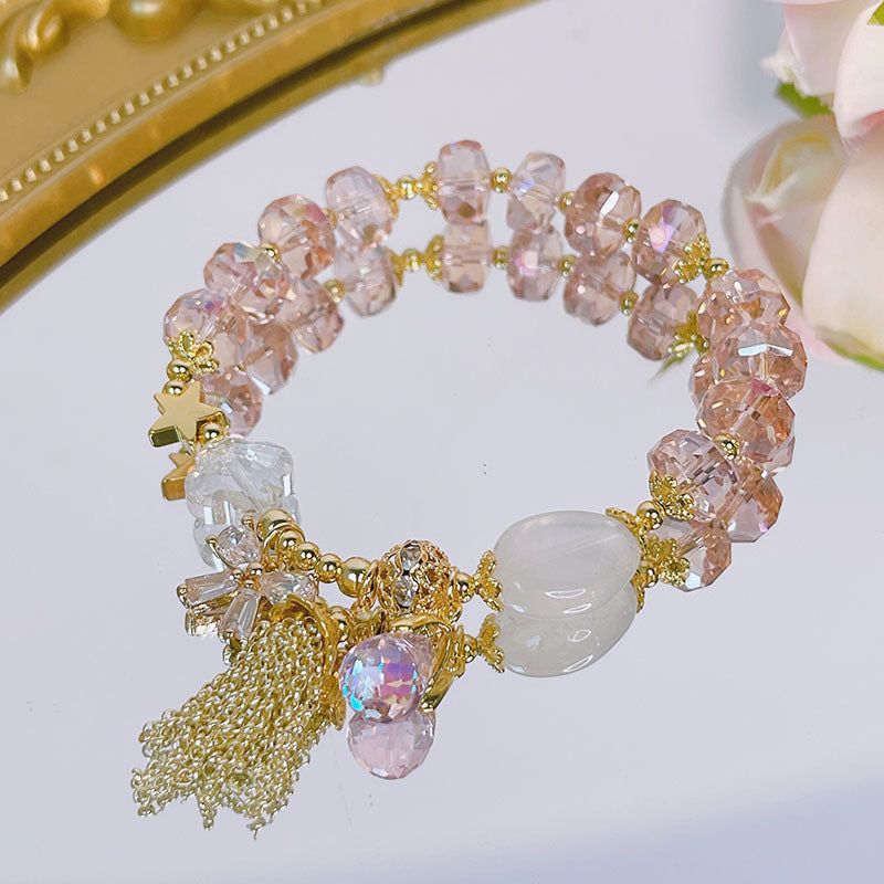 Fresh Crystal Bracelet with Unique Design