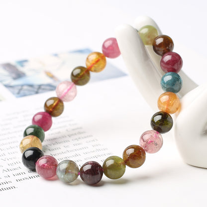 Natural Rainbow Tourmaline Bracelet