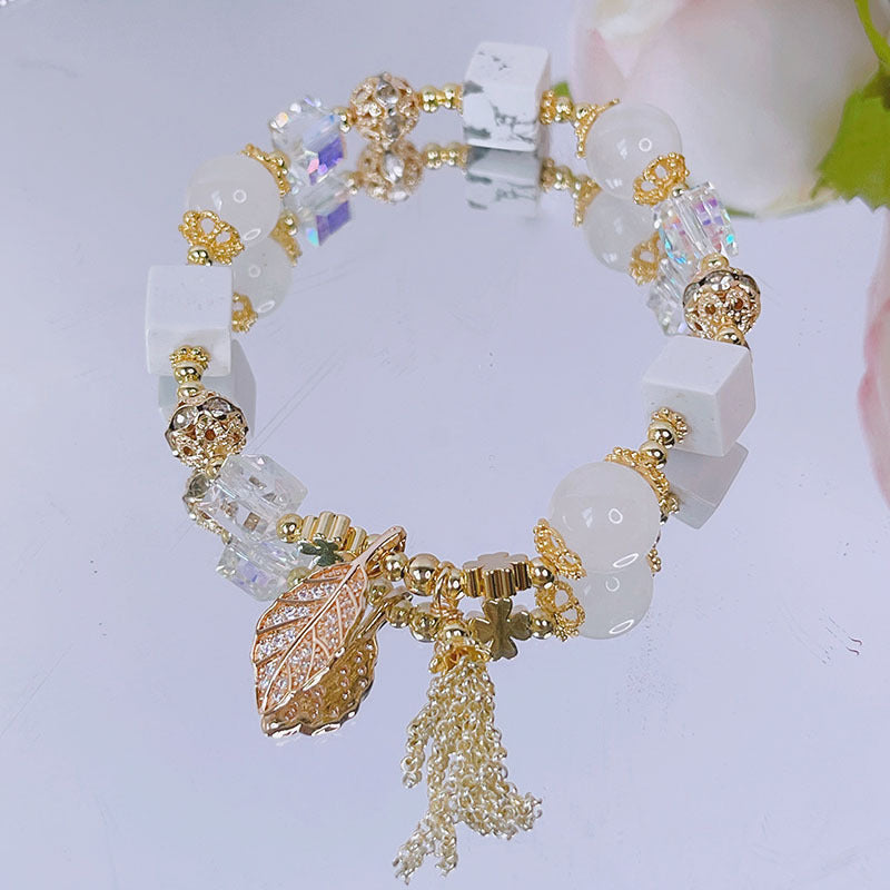 Fresh Crystal Bracelet with Unique Design