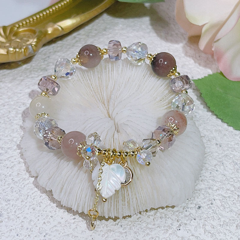 Crystal Natural Stone Design Bracelet