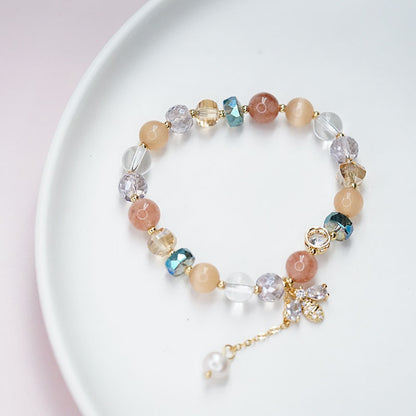 Elegant Crystal Bead Bracelet for Women