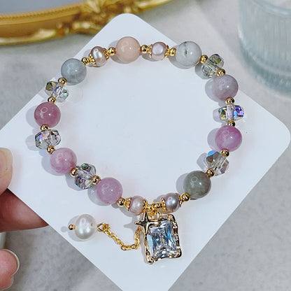 Elegant Crystal Bead Bracelet for Women